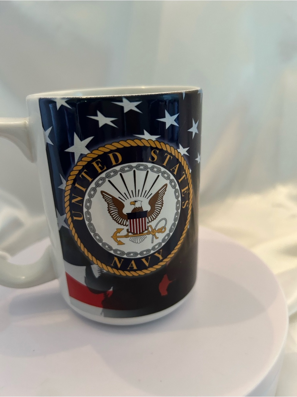 United States Navy Ceramic Coffee Mug - Navy Blue